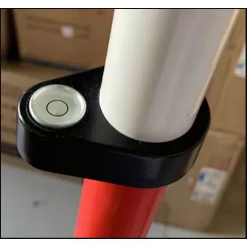 Red & White 5m Prism/GNSS Pole - Image 3