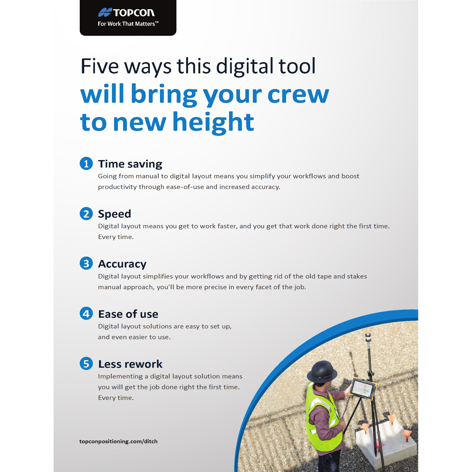 Topcon LN-50 3D Layout Navigator Kit with CT8X2 Tablet & Digital Layout Software - Image 3