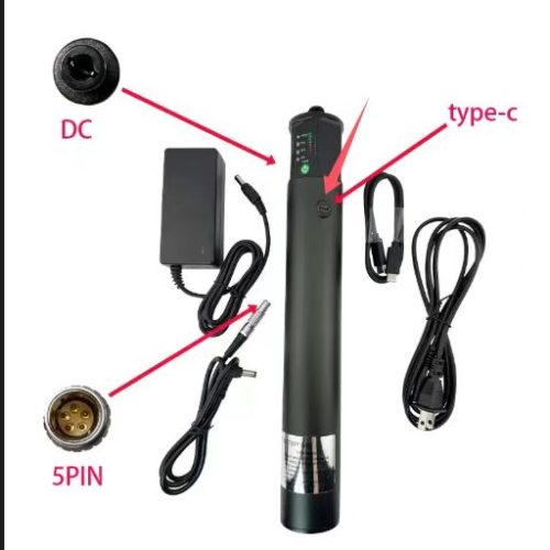 12V 10000mAh Global System Battery Power Rod for Gnss RTK Measurement of Global Positioning System RTK